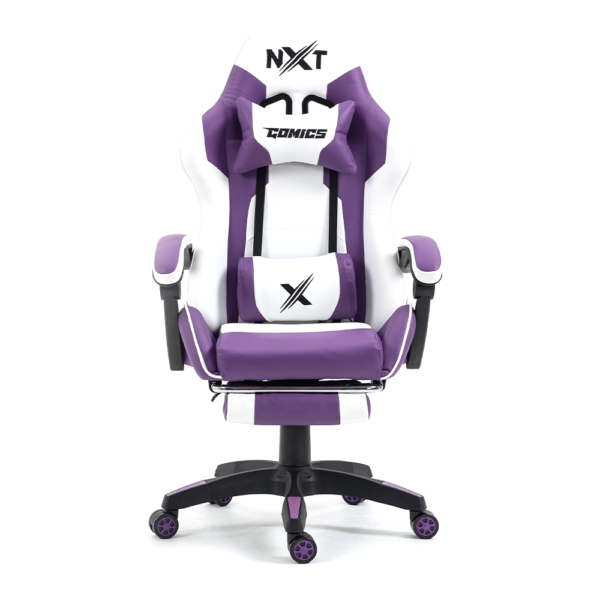 Silla gamer NXT Modelo COMICS Pro tapiz cuero PU, máx. 200 kg, inclinación 155°, diseño Galaxy