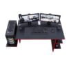 Escritorio Gamer BAN02 136cm Negro