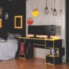 Escritorio Gamer TSN02 140cm Negro