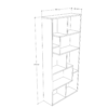 Estante ETB01 170cm Blanco