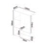 Closet Hogar CTB01 120cm Blanco