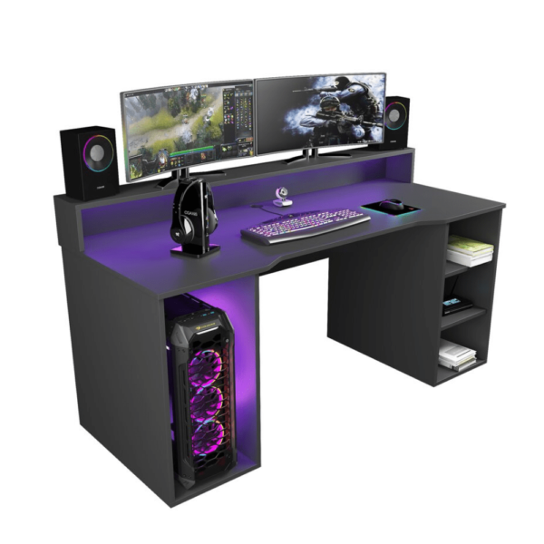 Escritorio Gamer EN01 150cm Negro