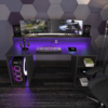 Escritorio Gamer EN01 150cm Negro