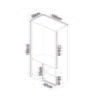Closet Hogar CRB01 100cm Blanco