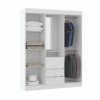 Ropero Casa RPXB01 blanco 159 cm