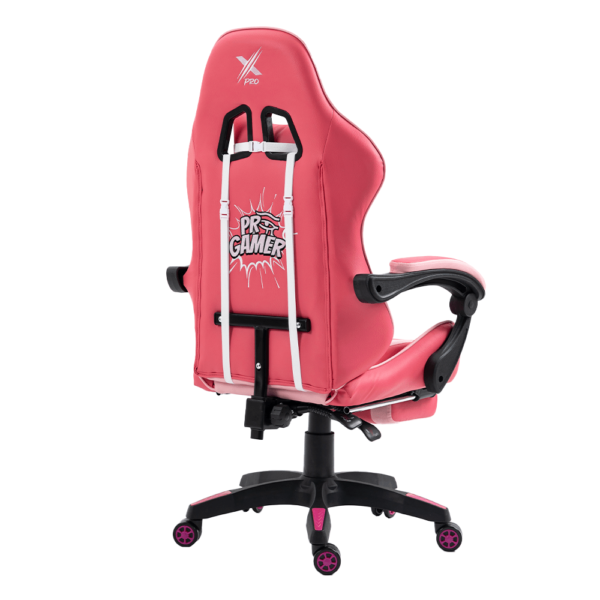 Silla gamer NXT Modelo COMICS Pro tapiz cuero PU, máx. 200 kg, inclinación 155°, diseño Sweet