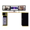 Escritorio Gamer LGN03 133 X 80 Cm Negro
