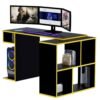 Escritorio Gamer LGN03 133 X 80 Cm Negro