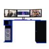 Escritorio Gamer LGN04 133 X 80 Cm Negro