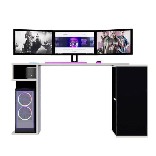Escritorio Gamer LGN05 133 X 80 Cm Negro