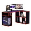 Escritorio Gamer LGN01 133 x 80 cm Negro