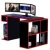 Escritorio Gamer LGN01 133 x 80 cm Negro