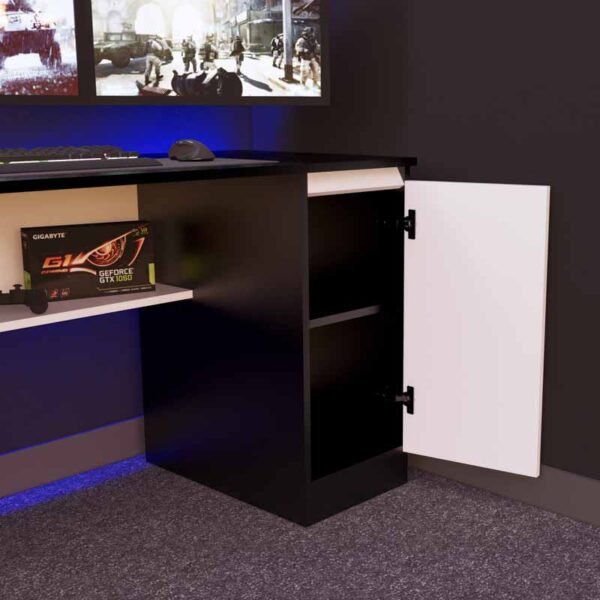 Escritorio Gamer CABI01 140 cm Bicolor
