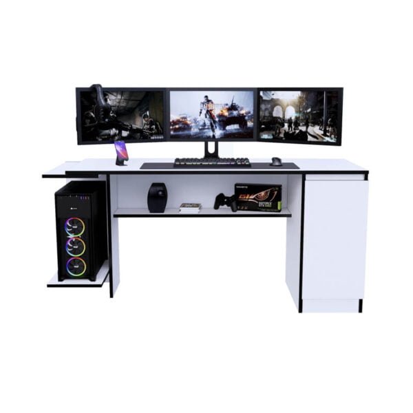 Escritorio Gamer CAB02 140 cm Blanco