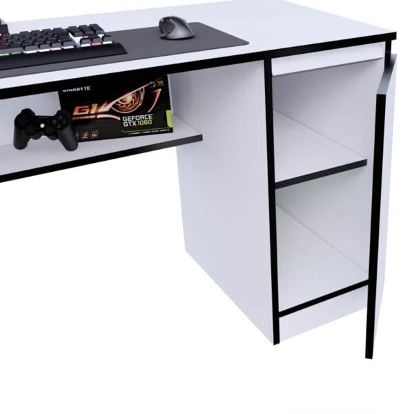 Escritorio Gamer CAB02 140 cm Blanco