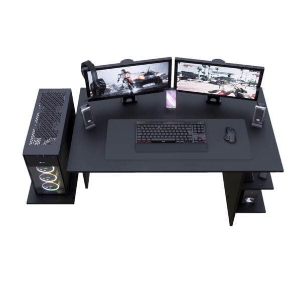 Escritorio Gamer BAN01 136cm Negro