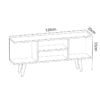 Centro de TV CWB01 Blanco 120 cm