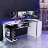 Escritorio Gamer CAB02 140 cm Blanco