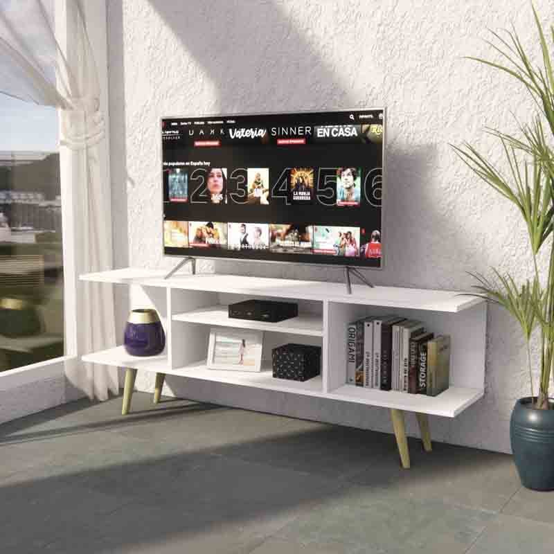 Centro de TV CWB01 Blanco 120 cm
