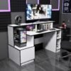 Escritorio Gamer FUB01 150cm Blanco