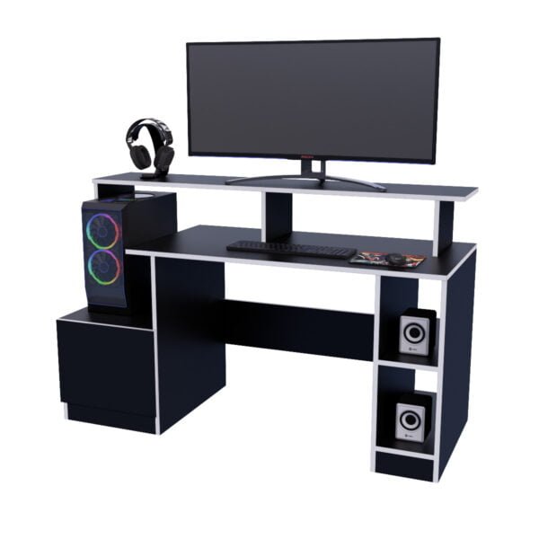 Escritorio Gamer FUN01 150cm Negro