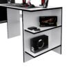 Escritorio Gamer BAB01 136cm Blanco