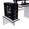 Escritorio Gamer BAB01 136cm Blanco