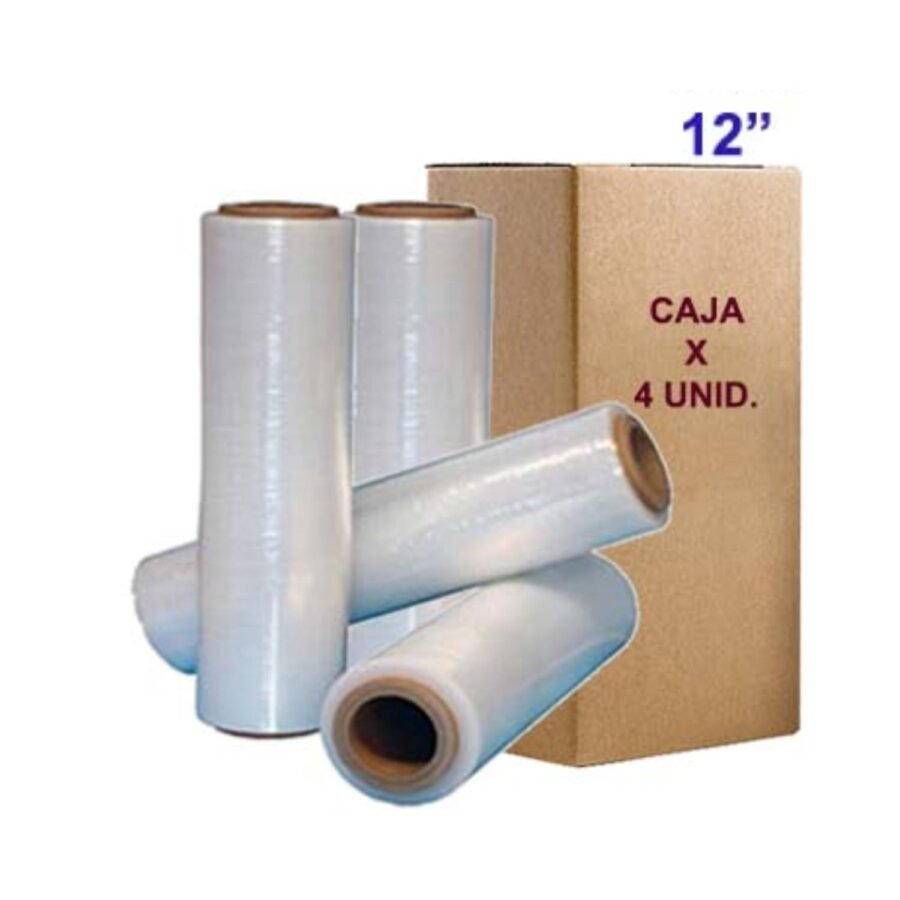 Plastico Film 3 kilos 12″ Caja 4 unidades