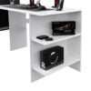 Escritorio Gamer BAB02 136cm Blanco