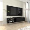Centro de TV CWN01 Negro 200 cm