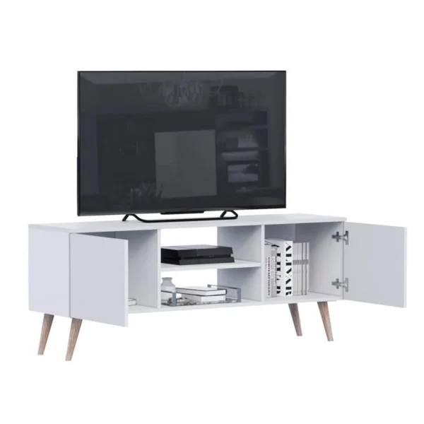 Centro de TV CRB01 Blanco 150 cm
