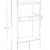 Mueble para microondas de 1380 cm